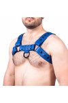 Harnessek / The Red Bulldog bőr harness - kék