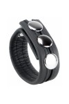 Cock - Glans Rings / The Red Leather cockring with colour stripe