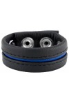 Cock - Glans Rings / The Red Leather cockring with colour stripe