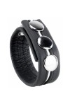 Cock - Glans Rings / The Red Leather cockring with colour stripe