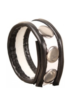 Cock - Glans Rings / The Red Leather Cockring - 3 press studs Cock - Glans Rings / The Red Leather Cockring - 3 press studs