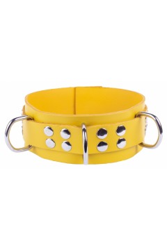 Collars / The Red Ultra Black Leather Collar
