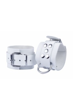 Wrist Restraints / The Red Ultra Leather Handcuffs