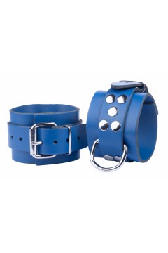 Wrist Restraints / The Red Ultra Leather Handcuffs