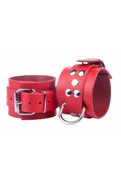Csukló bilincsek / The Red Ultra színes széles bőr csuklóbilincs
