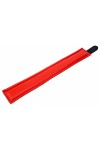 Collars / The Red Padded Leather Collar with D-Rings