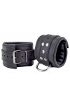 Ankle restraints / The Red Padded Leather Ankle Cuffs