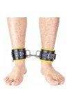 Ankle restraints / The Red Padded Leather Ankle Cuffs