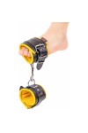 Ankle restraints / The Red Padded Leather Ankle Cuffs