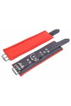 Wrist Restraints / The Red Padded leather handcuffs