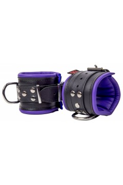 Wrist Restraints / The Red Padded leather handcuffs