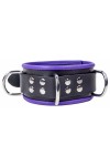 Collars / The Red Leather Necklace - 3 D-rings