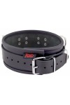 Collars / The Red Leather Necklace - 3 D-rings