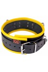 Collars / The Red Leather Necklace - 3 D-rings