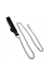 Accessories / The Red Leather leash with handle 1m