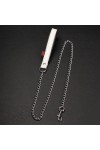 Accessories / The Red Leather leash with handle 1m