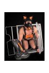 Accessories / The Red Leather leash with handle 1m