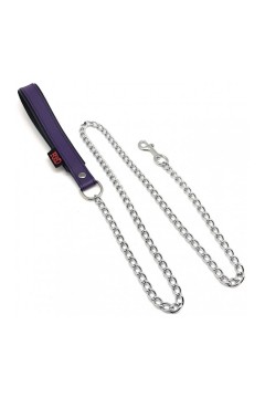 Accessories / The Red Leather leash with handle 1m
