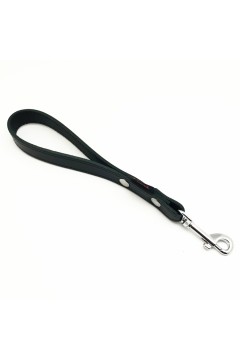 Accessories / The Red Short Leather Leash Black