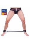 Suspension / The Red Adjustable metal bar with leather cuffs