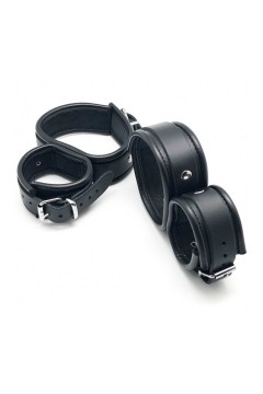 Suspension / The Red Ankle / Leather handcuffs