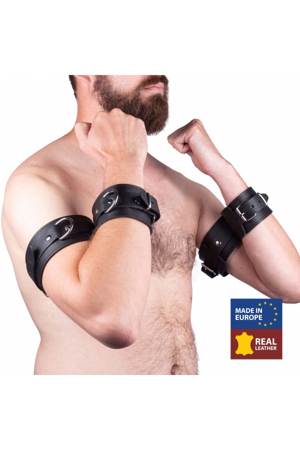 Suspension / The Red Leather arm/forearm restraints