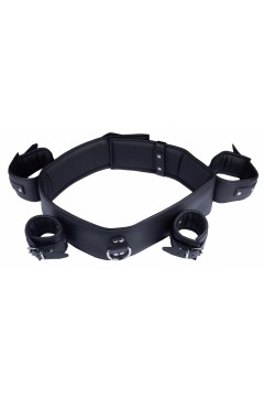 Suspension / The Red Leather arm/wrist and chest restraints