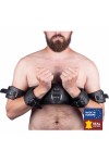 Suspension / The Red Leather arm/wrist and chest restraints