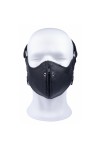 Hoods / The Red Leather mask with zip