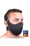Hoods / The Red Leather mask with zip