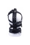 Head Harnesses / The Red Leather Mask for Slave