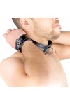 Suspension / The Red Restraint Cuffs Neck / Leather Hands