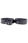 Suspension / The Red Thigh / hand leather restraint cuffs