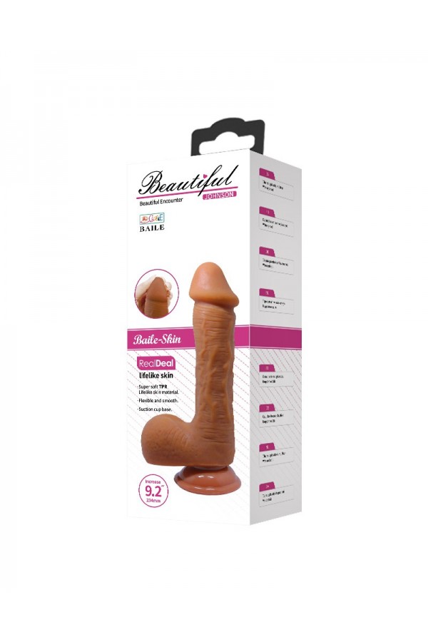 Dildos / Pretty Love Johnson Dildo - Brown