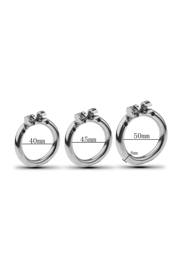 Chastity / CockLock Metal chastity cage Flat