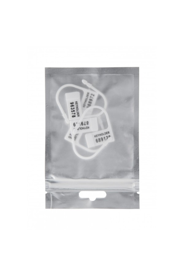 Chastity / Man Cage Set of 5 numbered LOCKS - white