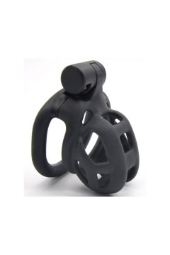 Chastity / Generic Solid Silicone chastity cage - Black