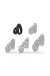 Chastity / Generic Solid Silicone chastity cage - Black