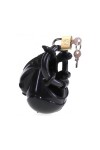 Chastity / Generic Full Egg Chastity Cage - Black