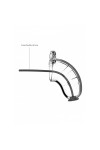 Chastity / Man Cage Cage with Silicone Urethal Sounding