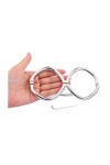 Csukló bilincsek / KINKgear Hex fém csuklóbilincs