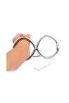 Csukló bilincsek / KINKgear Hex fém csuklóbilincs