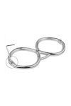 Csukló bilincsek / KINKgear Hex fém csuklóbilincs