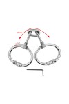 Csukló bilincsek / KINKgear Fém csuklóbilincs