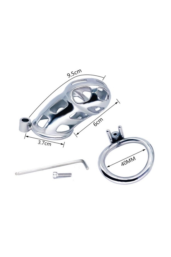 Chastity / FUKR Cobra Steel Metal Chastity Cage
