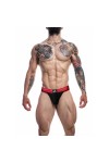 Alsók és jockstrap -ek / CUT4MEN Rugby jockstrap - fekete neonrózsaszín