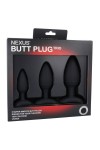 Butt plugok / Nexus Butt plug trio - fekete