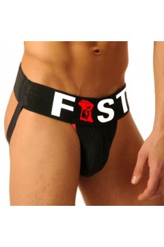 Jocks and Underwear / FIST Fist Logo Jock - Black