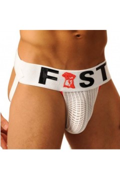 Alsók és jockstrap -ek / FIST Fist logo jockstrap - fehér