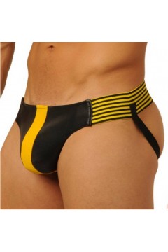Alsók és jockstrap -ek / FIST Bőr jockstrap - sárga